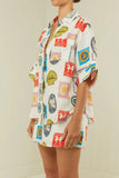 Button Up Shirt and Skirt Set DJPT