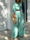 Size Long Sleeve Top and Pants Set Plus Size DJPT