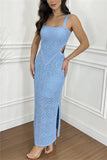 Side Slit Maxi Tank Dress DJPT