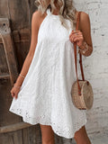 Grecian Neck Mini Dress DJPT