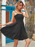 Size Smocked Square Neck Cami Dress Plus Size DJPT