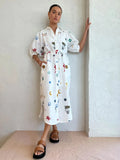 Button Up Midi Shirt Dress DJPT