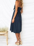Smocked Sweetheart Neck Cami Dress DJPT