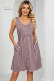 Wide Strap Mini Dress DJPT