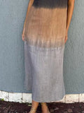 Size Sleeveless Gradient Tank Midi Dress Plus Size DJPT