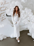 Belly Friendly Sequin Mermaid V-neck Dolman Sleeve Babyshower Maternity Maxi Dress Maternity