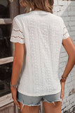 Round Neck Short Sleeve Top DJPT