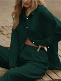 Up Long Sleeve Shirt and Pants Set DJPT