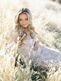 White Lace Corset Square Neck Flare Sleeve Off Shoulder Bodycon Elegant Cocktail Party Maternity Baby Shower Photoshoot Maxi Dress Maternity
