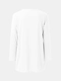 Size Round Neck Long Sleeve T-Shirt DJPT