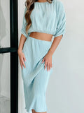 Top and Skirt Two-Piece Set DJPT