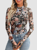 Mock Neck Long Sleeve T-Shirt DJPT