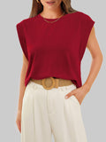 Round Neck Cap Sleeve T-Shirt DJPT