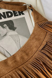 Fringe Adjustable Strap Shoulder Bag DJPT