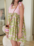 Tie Shoulder Mini Cami Dress DJPT