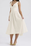 V-Neck Sleeveless Dress with Pockets DJPT