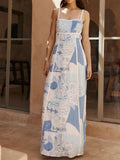 Square Neck Cami Maxi Dress DJPT