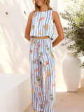 Stripe Tank and Pants Set DJPT
