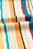Striped Cap Sleeve Blouse DJPT