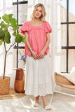 Princess Sleeves Garment Washed Top DJPT