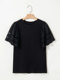 Out Sleeve Casual Blouse DJPT