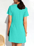 Short Sleeve Mini Tee Dress DJPT