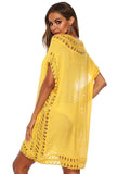 V-Neck Short Sleeve Cover-Up DJPT