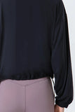 Zip Up Dropped Shoulder Active Outerwear DJPT
