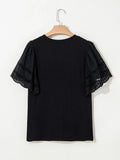 Out Sleeve Casual Blouse DJPT