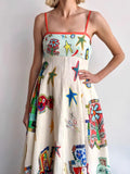 Square Neck Cami Maxi Dress DJPT
