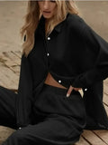 Up Long Sleeve Shirt and Pants Set DJPT