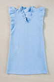 V-Neck Cap Sleeve Mini Dress DJPT