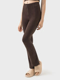 Zipper Detail High Waist Active Pants DJPT