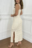 Side Slit Maxi Tank Dress DJPT