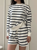 Round Neck Top and Shorts Set DJPT