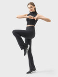 Zipper Detail High Waist Active Pants DJPT