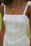 Neck Wide Strap Cami Dress DJPT