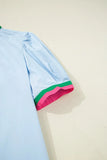 Puff Sleeve Swing Dress DJPT