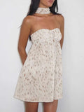 Neck Tube Mini Dress DJPT
