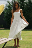Neck Wide Strap Cami Dress DJPT