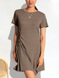 Short Sleeve Mini Tee Dress DJPT