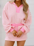 Top and Skirt Set with Drawstring DJPT