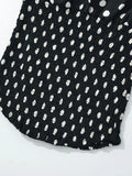 Dot One-Shoulder Top and Mini Skirt Set DJPT