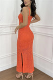 Side Slit Maxi Tank Dress DJPT