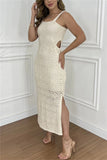 Side Slit Maxi Tank Dress DJPT