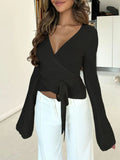 Long Sleeve Ruched Top DJPT