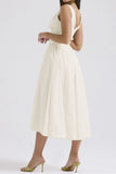V-Neck Sleeveless Dress with Pockets DJPT