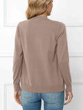 Down Round Neck Cardigan DJPT