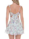 Sweetheart Ruffled Cami Mini Dress DJPT