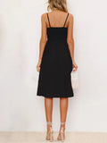 Smocked Sweetheart Neck Cami Dress DJPT